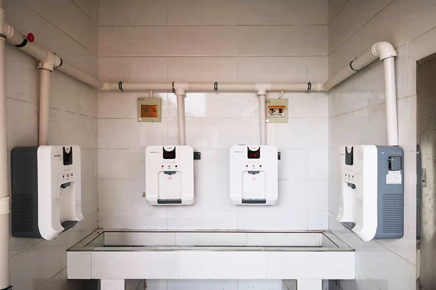 十堰市郧西一中校园直饮水热水项目竣工